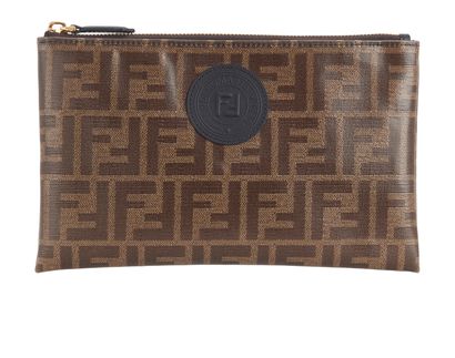 Fendi Small FF Flat Pouch, front view
